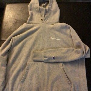 XL Gray Champion hoodie